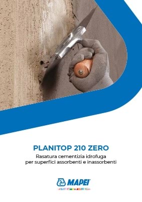 PLANITOP 210 ZERO - Rasatura cementizia idrofuga per superfici assorbenti e inassorbenti
